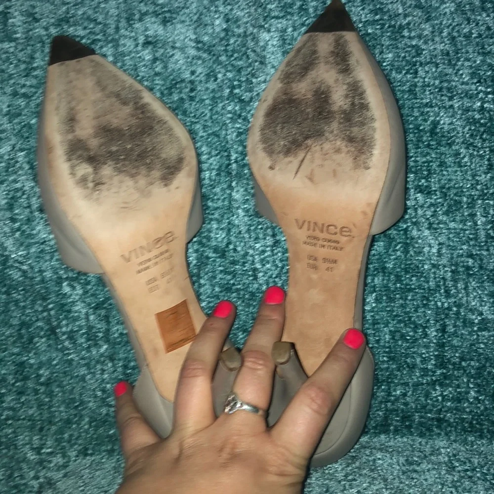 Vince Grey D’orsay Pumps - women’s size 9.5